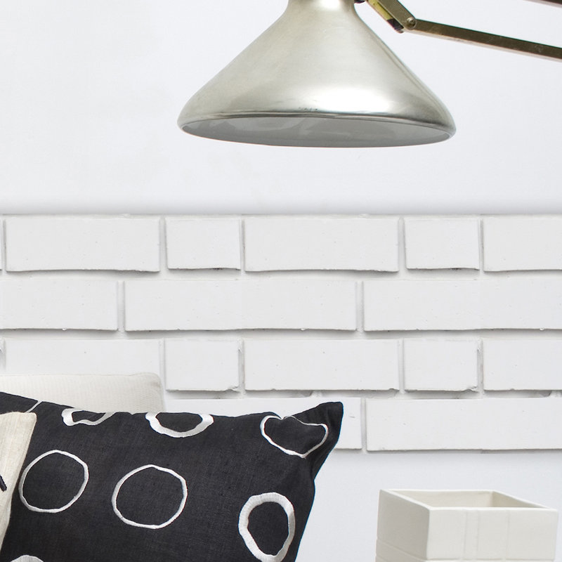 WallPops! White Bricks Peel and Stick Foam Tiles Wall Decal Wayfair